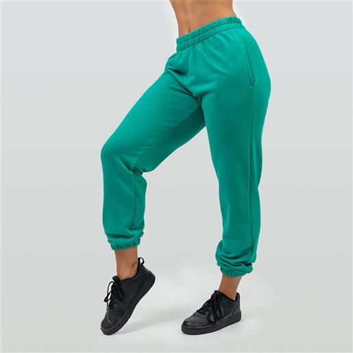 NEBBIA women's oversize sweatpants gym time green