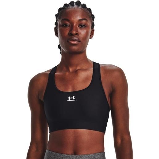 Under Armour armour mid padless sports bra, black