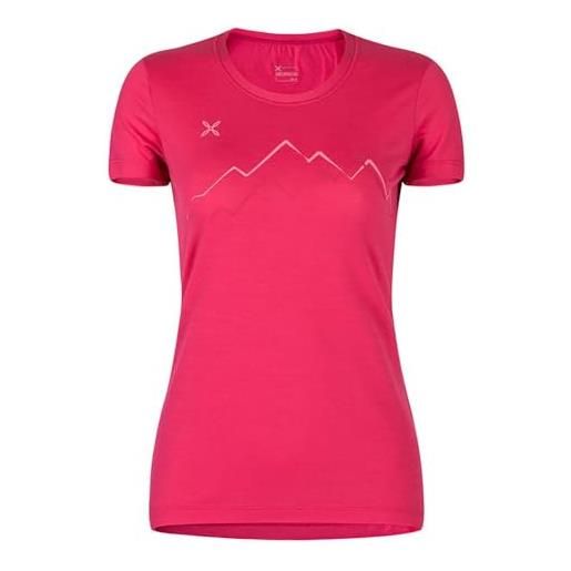 MONTURA maglietta tecnica manica corta donna merino skyline t-shirt woman rosa sugar xs