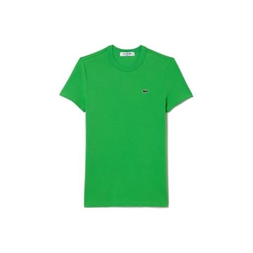 Lacoste-women s tee-shirt-tf7218-00, verde, 38