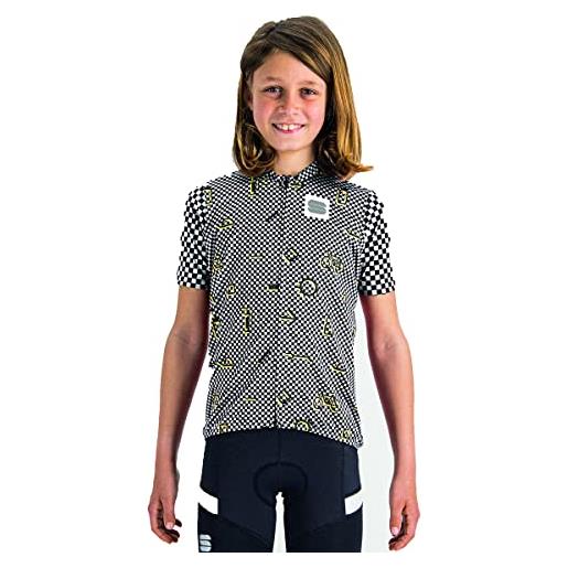 Sportful 1122025 checkmate girl jrs t-shirt bambini berry blue mauve 8y