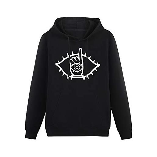 Zweck pullover warm hoodies 20th century boys anime manga monster friend symbol base film japan hoody long sleeve sweatershirt black l