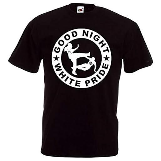 BIZHU good night white pride men t-shirt black