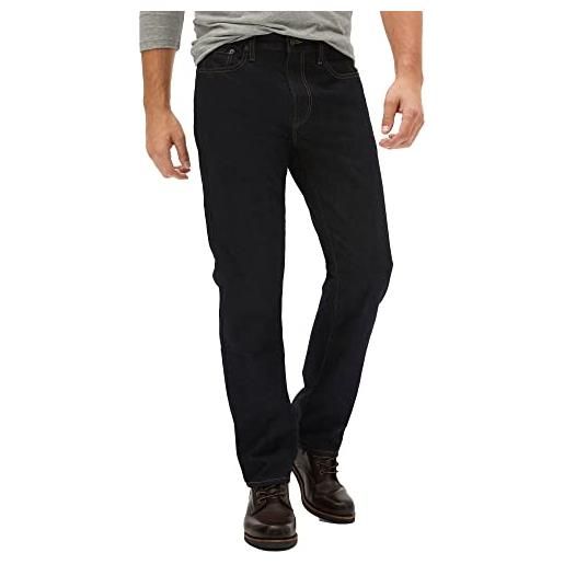 GAP v-straight opp-risciacquare jeans, risciacquato, 36w x 34l uomo