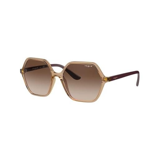 Vogue occhiali da sole vo 5361s brown/brown shaded 55/16/140 donna