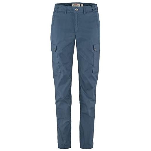 Fjallraven 84775-534 stina trousers w pantaloni sportivi donna indigo blue taglia 48/l