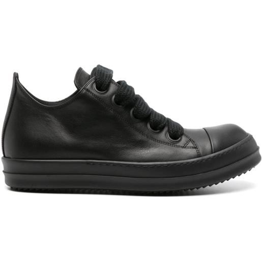 Rick Owens sneakers a punta tonda - nero