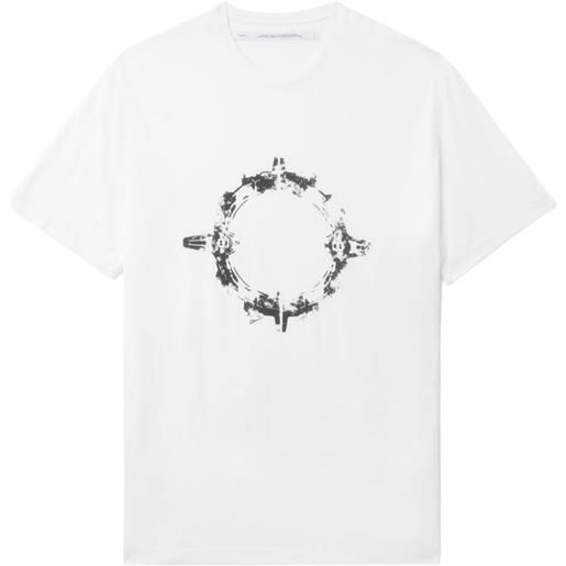 Julius t-shirt con stampa - bianco