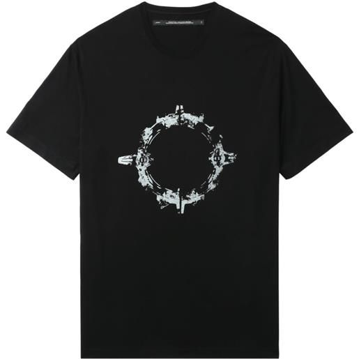 Julius t-shirt con stampa - nero