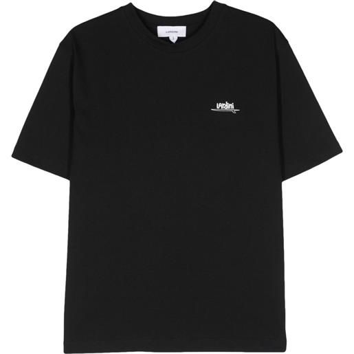 Lardini t-shirt con stampa - nero