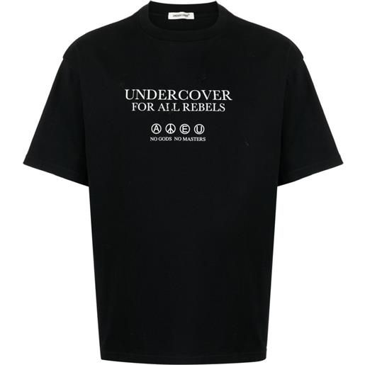 Undercover t-shirt con stampa - nero
