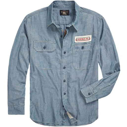 Ralph Lauren RRL camicia con applicazioni - blu