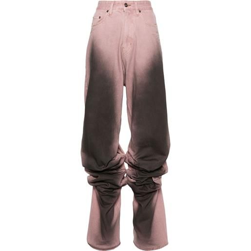 Y/Project jeans con effetto sfumato - rosa