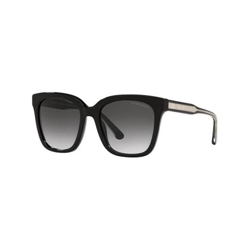 Michael Kors 0mk2163 occhiali, nero/grigio scuro gradiente, 52 donna