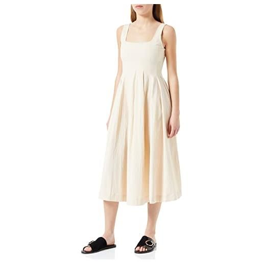 Sisley dress 4tijlv01c vestito, cream 0m5, 38 da donna