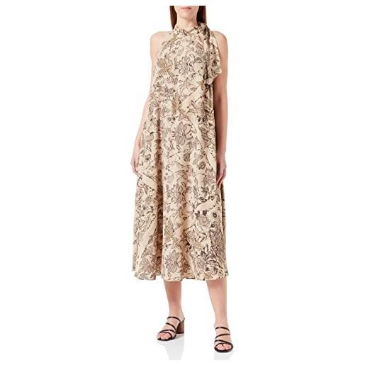 Sisley dress 4pyxlv01g vestito, multicolor 78f, 40 da donna