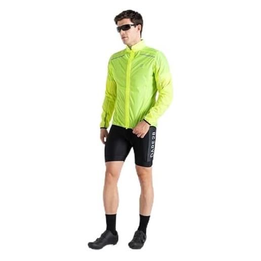 Dare 2b dare2b tubular-giacca impermeabile da uomo outdoor, giallo, xs