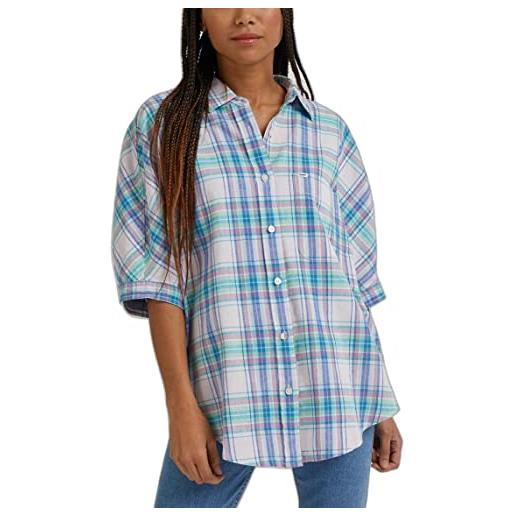 Lee relaxed one pocket shirt maglietta, prugna, l donna