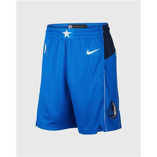 Nike NBA pantaloncino dallas mavericks icon edition blu uomo