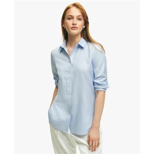 Brooks Brothers x thomas mason light blue cotton luxury shirt