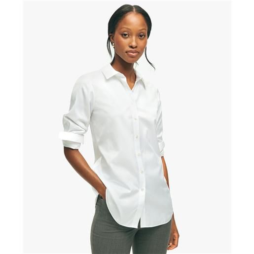 Brooks Brothers x thomas mason white cotton luxury shirt