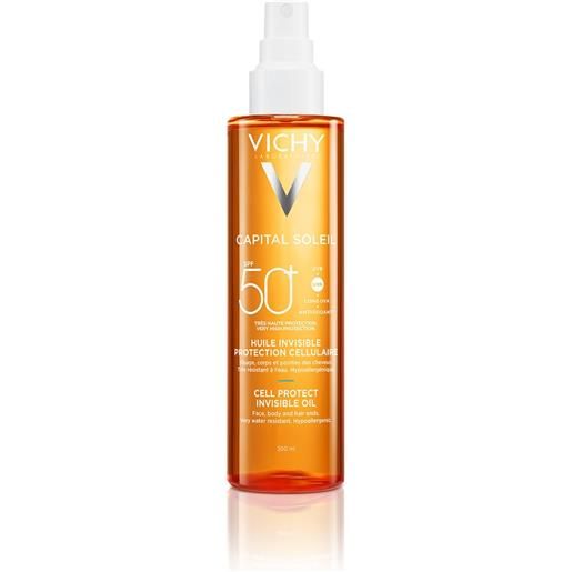 Vichy cpaital soleil 50+ olio invisibile 200ml