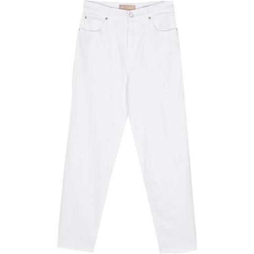 7 For All Mankind jeans affusolati con applicazione - bianco