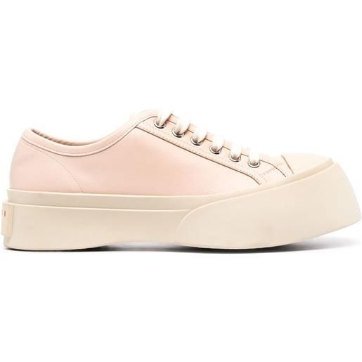 Marni sneakers pablo con suola rialzata - rosa