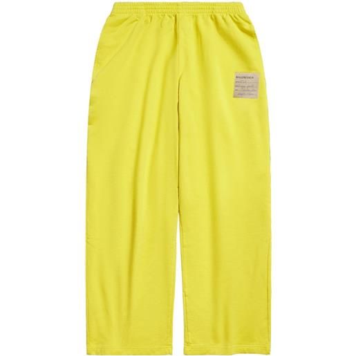 Balenciaga pantaloni taglio comodo - giallo