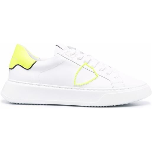 Philippe Model Paris sneakers temple broderie - bianco