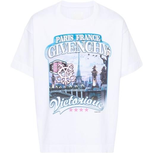 Givenchy t-shirt world tour - bianco