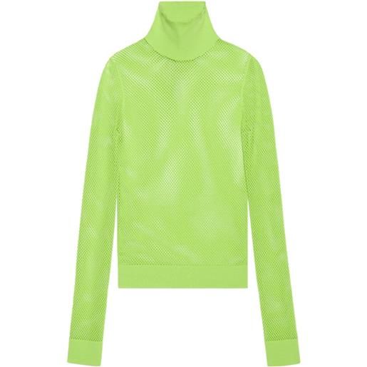 Balenciaga maglione a collo alto - verde
