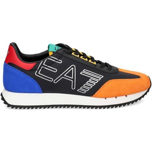 Ea7 Emporio Armani sneakers con design color-block - nero