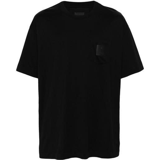 Givenchy t-shirt con taschino - nero