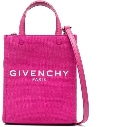 Givenchy borsa tote g-tote con stampa - rosa