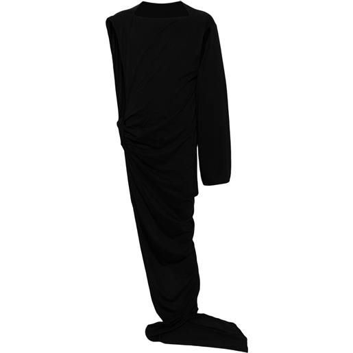Rick Owens DRKSHDW abito edfu drappeggiato - nero