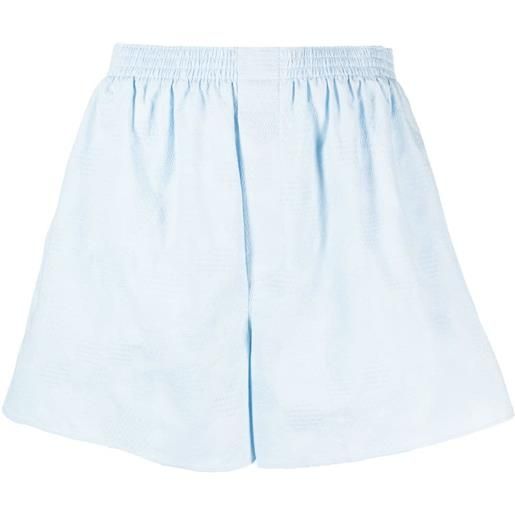 Chloé shorts renaissance jacquard - blu