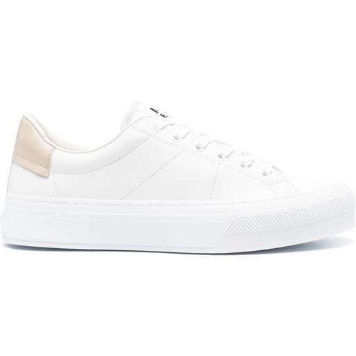 Givenchy sneakers con placca 4g - bianco