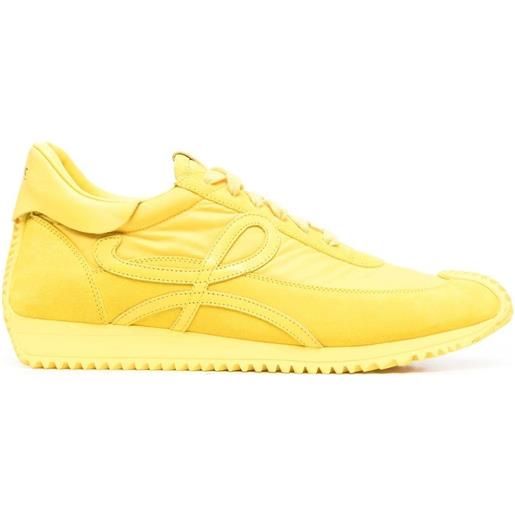 LOEWE sneakers con logo - giallo