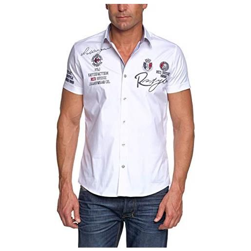 Redbridge - camicia casual, uomo, bianco (weiß (white 095)), s