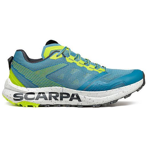 Scarpa spin planet ocean blue lime - scarpa trail running