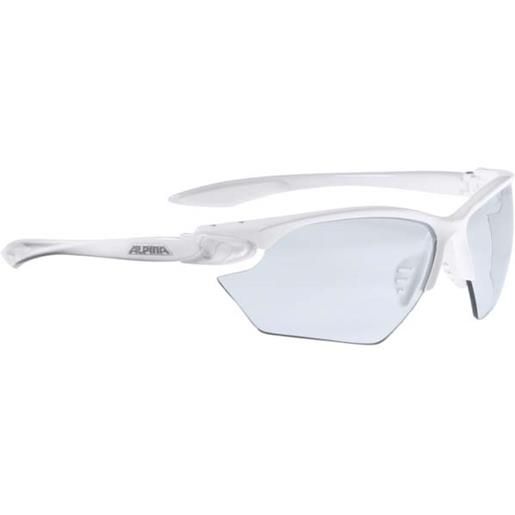 Alpina twist four s vl+ photochromic sunglasses bianco varioflex black fogstop/cat1-3
