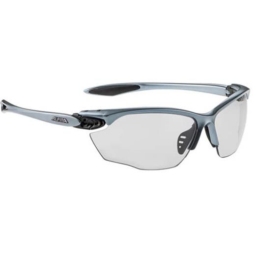 Alpina twist four vl+ photochromic sunglasses grigio varioflex black fogstop/cat1-3