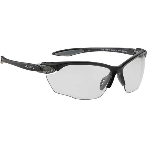 Alpina twist four vl+ photochromic sunglasses nero varioflex black fogstop/cat1-3