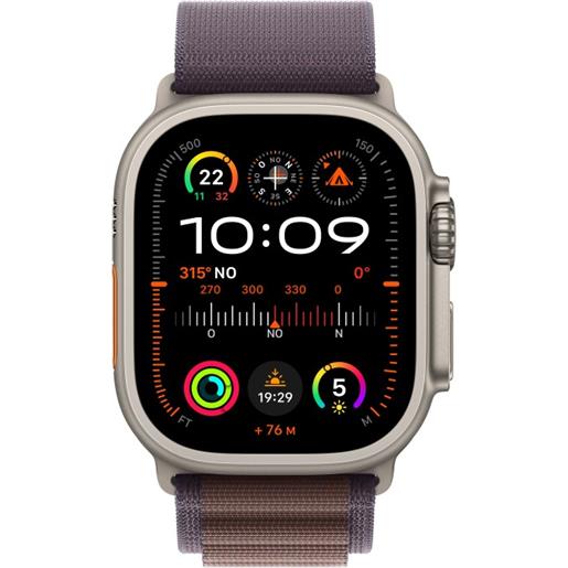 Apple watch ultra 2 oled 49 mm digitale 410 x 502 pixel touch screen 4g titanio gps (satellitare)