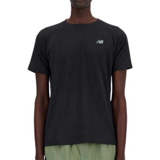 NEW BALANCE t-shirt new balance t-shirt athletics seamless nero