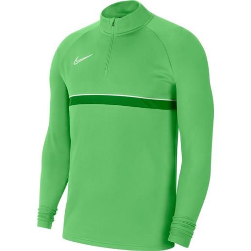Nike dri fiacademy drill long sleeve t-shirt verde xl uomo