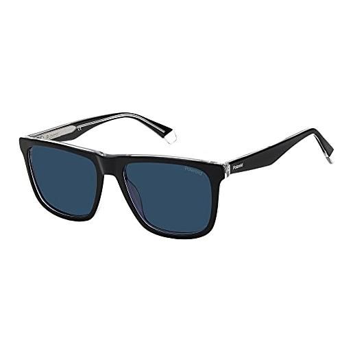 Polaroid pld 2102/s/x sunglasses, 7c5/c3 black crystl, l men's