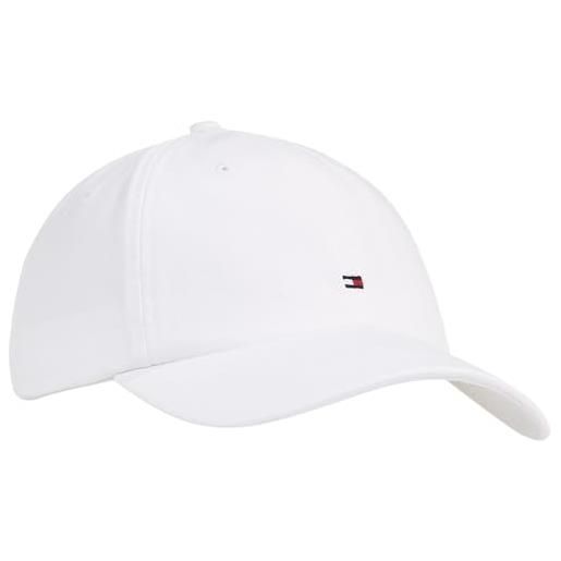 Tommy Hilfiger cappellino uomo cappellino da baseball, bianco (optic white), taglia unica