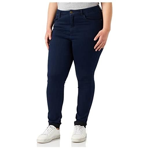 ONLY Carmakoma NOS caraugusta hw skinny jeans bb dbd noos, blu (dark blue denim dark blue denim), l32 (taglia produttore: 46) donna
